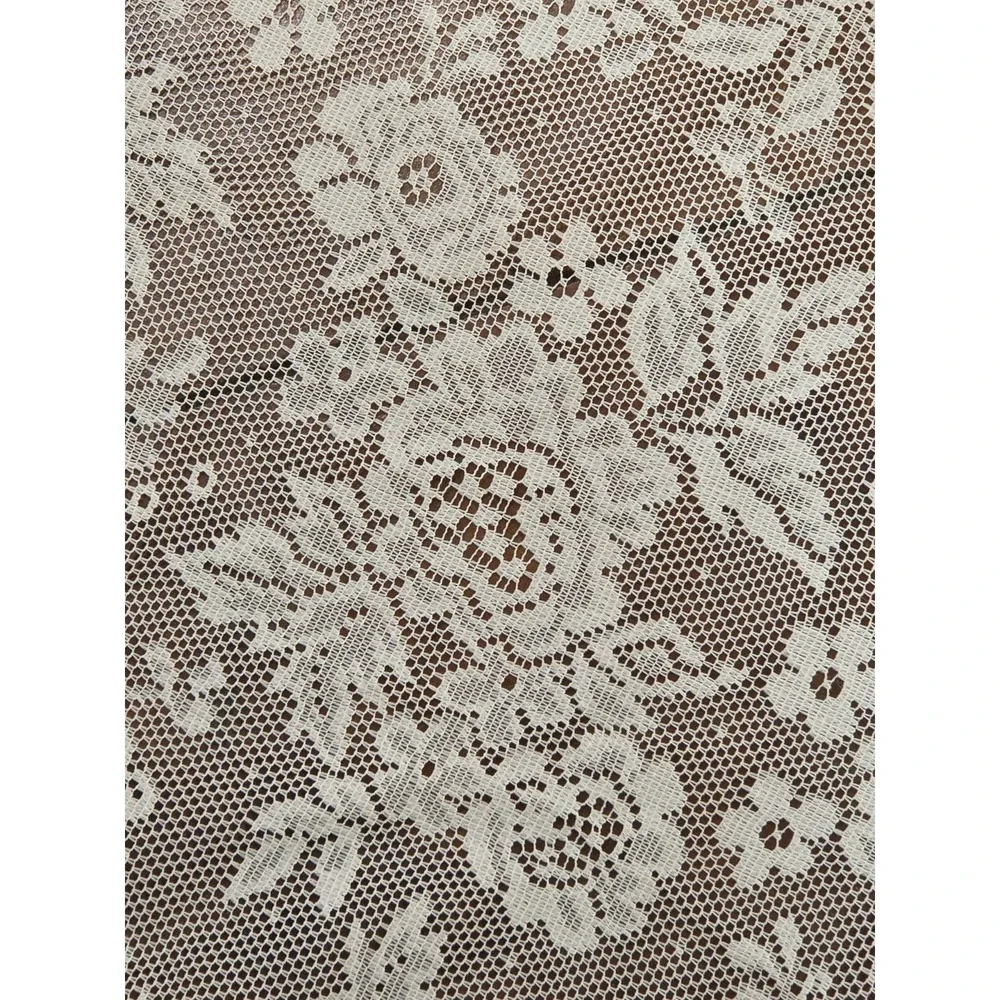 2 Vintage Lace Curtain Panels 38